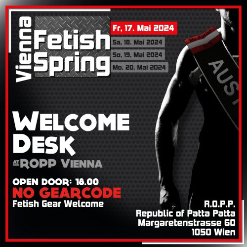 Vienna Fetish Spring 2024 (VFS 2024) - Welcome Desk @ ROPP Vienna