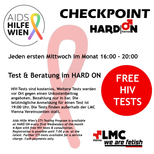 Free HIV-Testing + STI-Tests @Checkpoint HARD ON