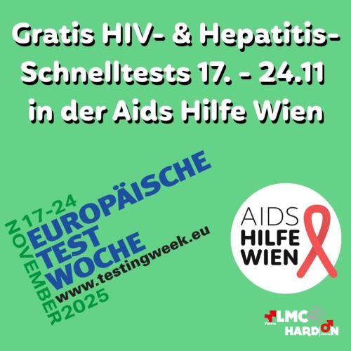 Europäische Testwoche - AIDS Hilfe @ HARD ON