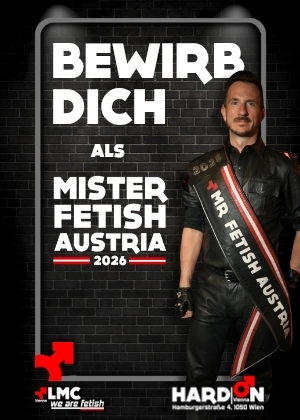 Werde der neue Mr. Fetish Austria 2026